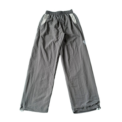 Nylon Track Pants (Grey / Grey)