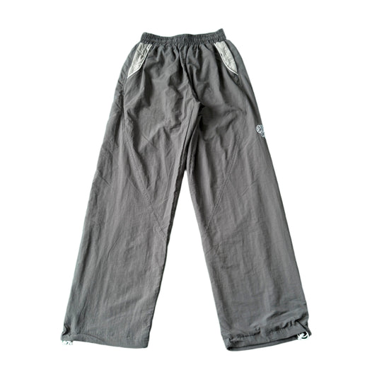 Nylon Track Pants (Grey / Grey)