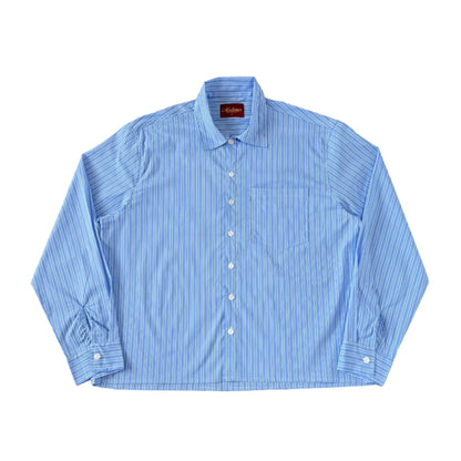 Ledgar Striped Button-Up (Blue)