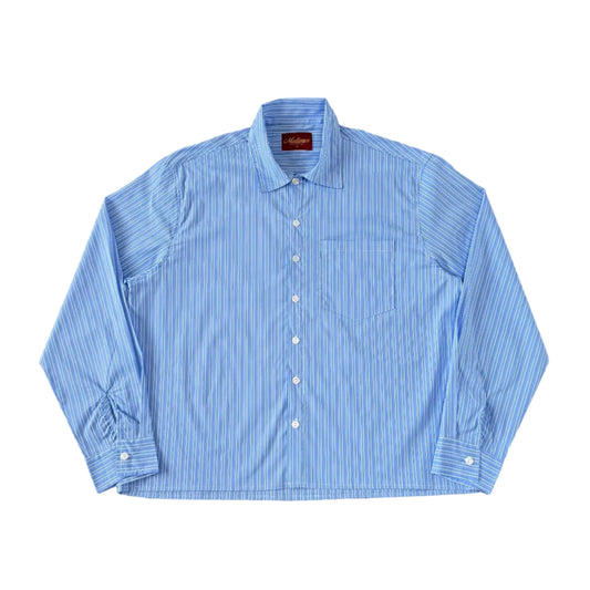 Ledgar Striped Button-Up (Blue)