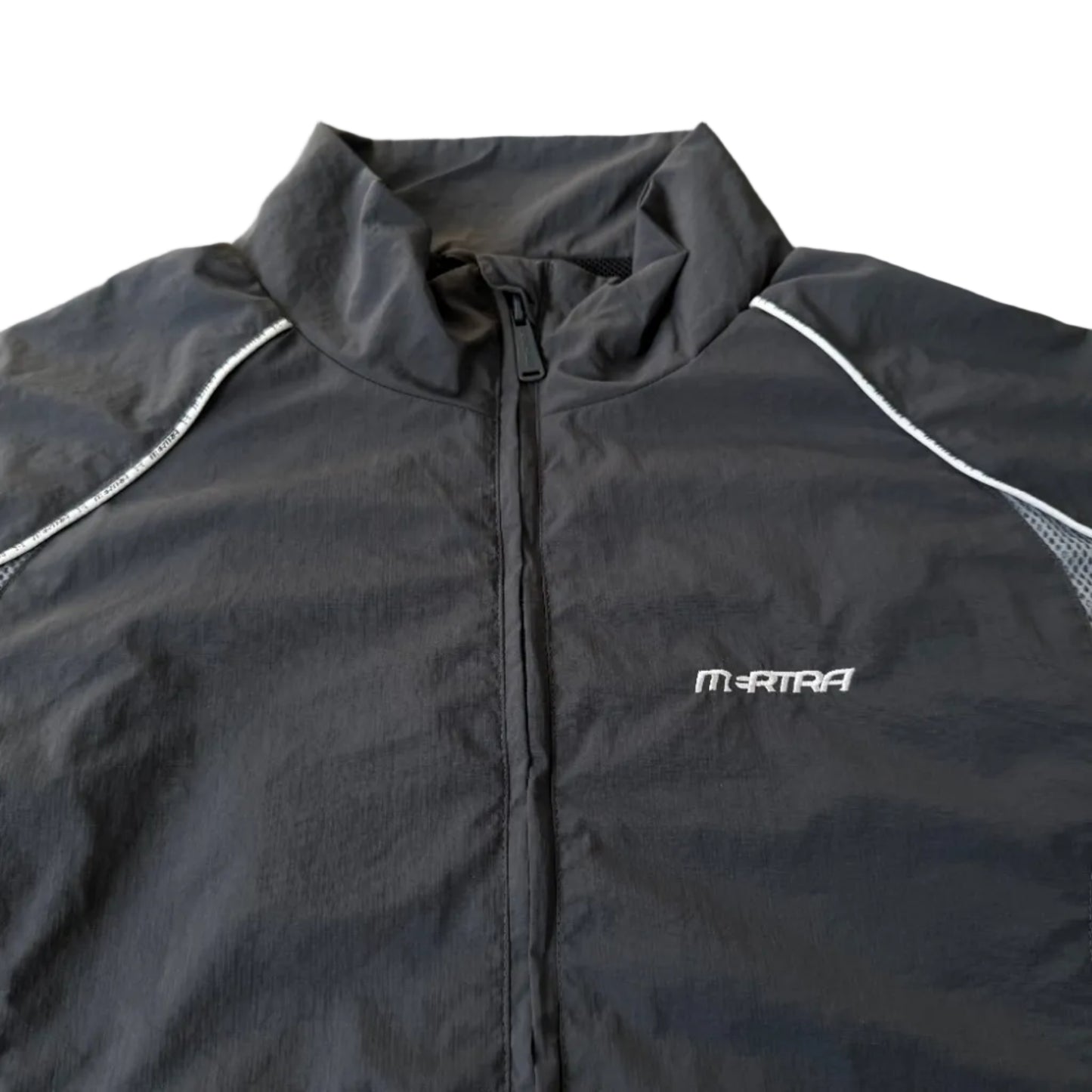 Nylon Piping Tracksuit Jacket (Grey)