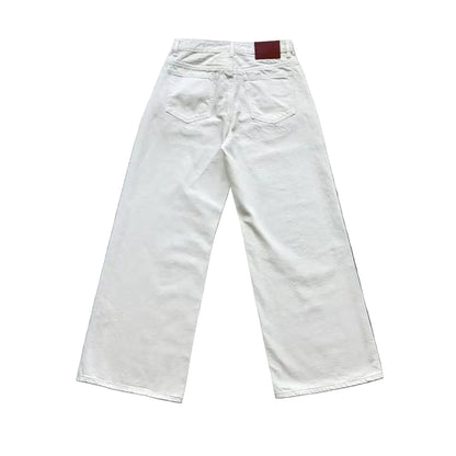 Cream Selvedge Denim Jeans