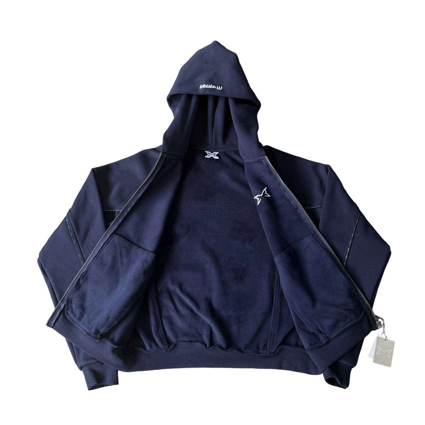 Piping Hood (Navy)