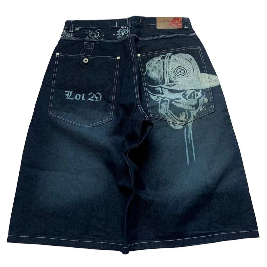 Recoil Navy Denim Jorts
