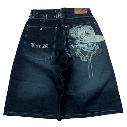 Recoil Navy Denim Jorts