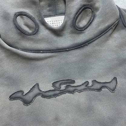 Grey Dustform Hoodie