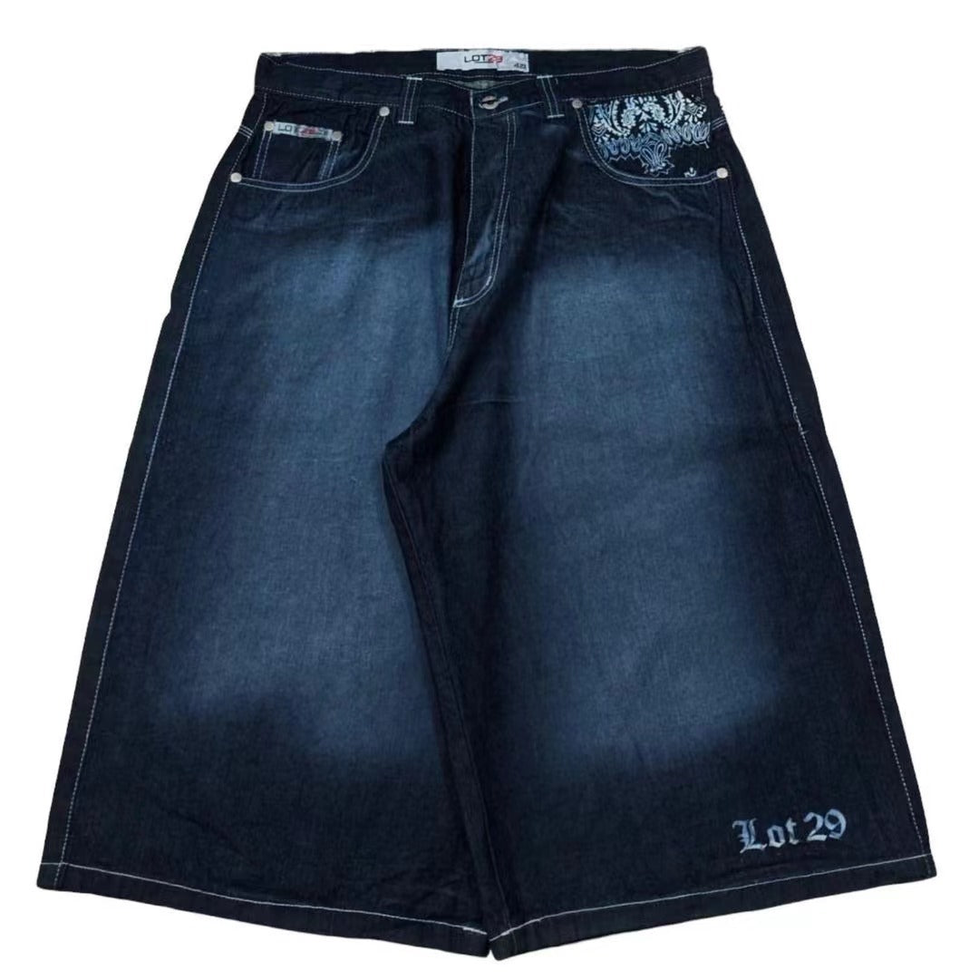 Recoil Navy Denim Jorts
