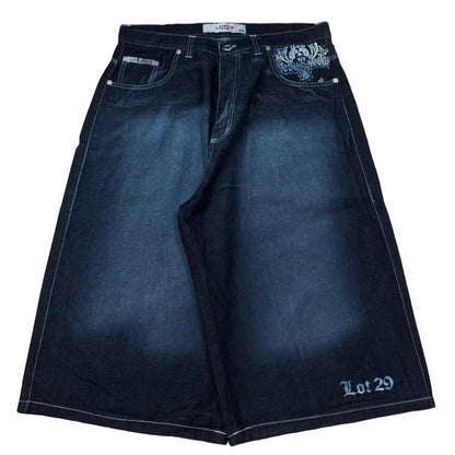 Recoil Navy Denim Jorts