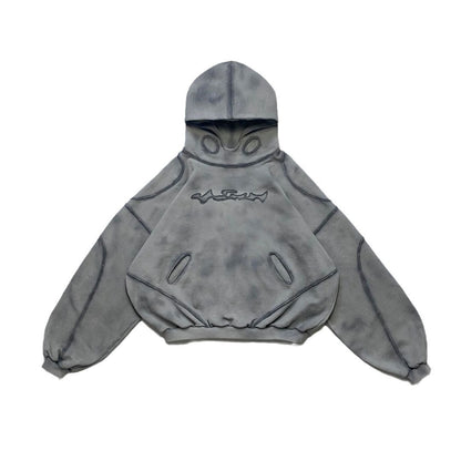 Grey Dustform Hoodie
