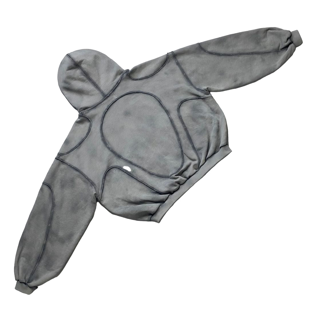 Grey Dustform Hoodie