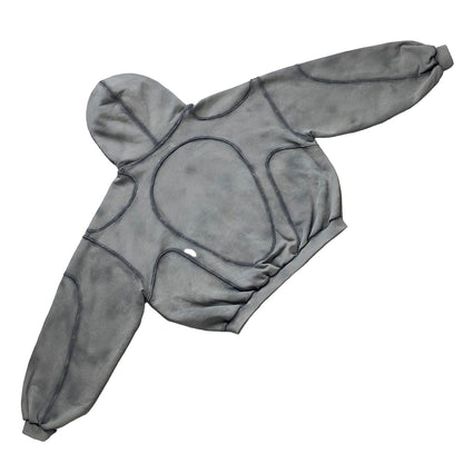 Grey Dustform Hoodie