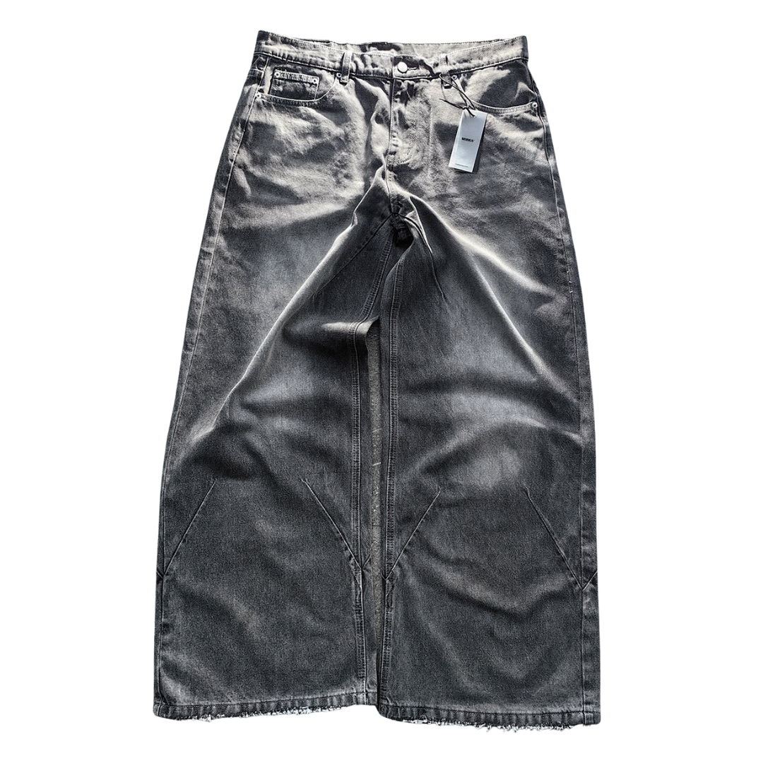 Slate Baggy Black Jeans