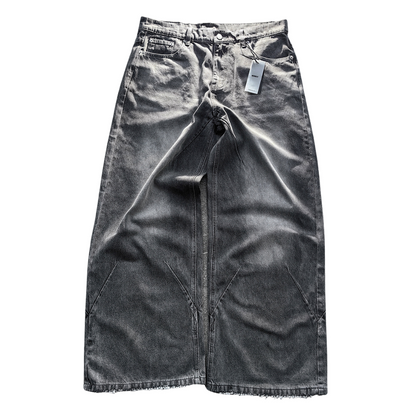 Slate Baggy Black Jeans