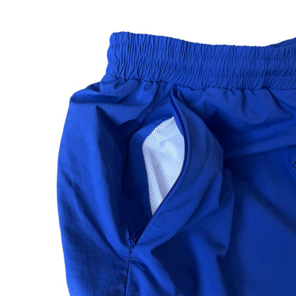 Piping Nylon Tracksuit Pants (Blue)