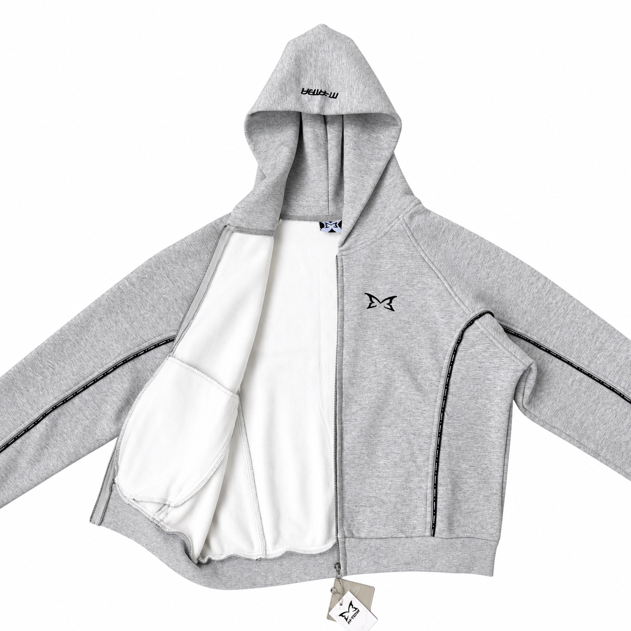 Piping Hood (Grey)