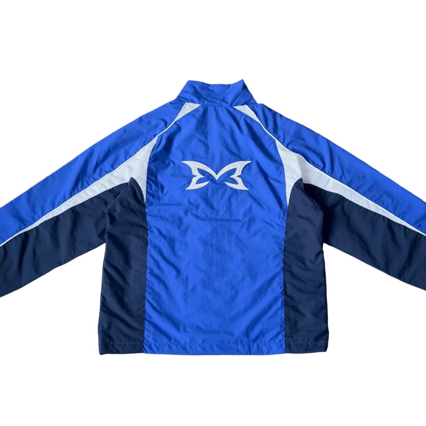Piping Nylon Tracksuit Jacket (Blue)