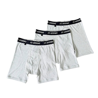 Boxers 3 Pack (Grey)