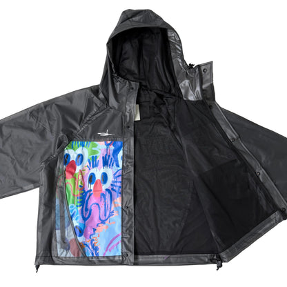 Slawn Translucent Jacket (Black)