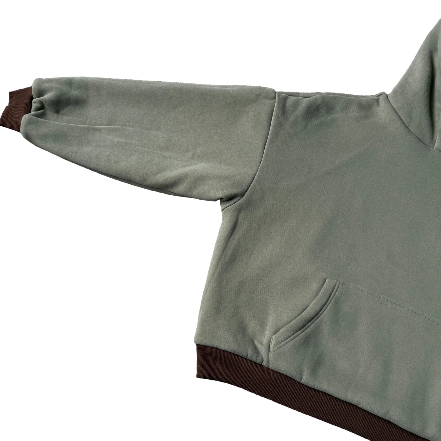 Ekough Hoodie Reversable (Brown / Green)