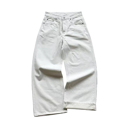 Cream Selvedge Denim Jeans