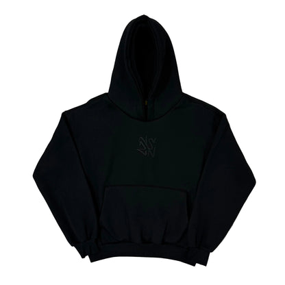VSN Double Hood Hoodie (Black)