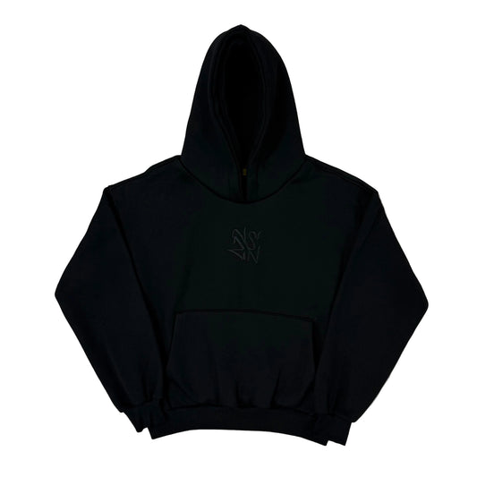 VSN Double Hood Hoodie (Black)