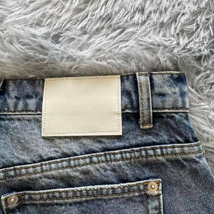 Rinsed Light Blue Denim Jeans
