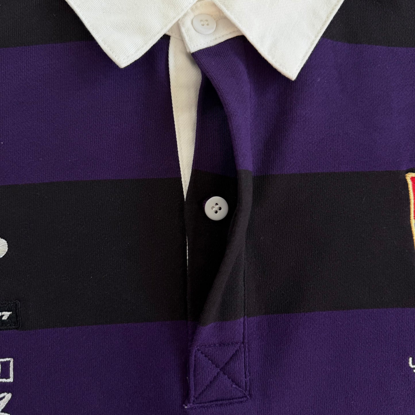 TL Lapel Long Sleeve Polo (Purple)