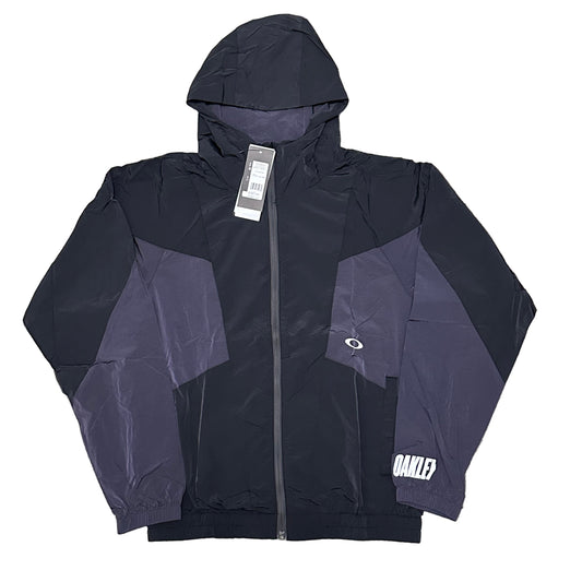 Black/Purple Windbreaker Oakley Jacket