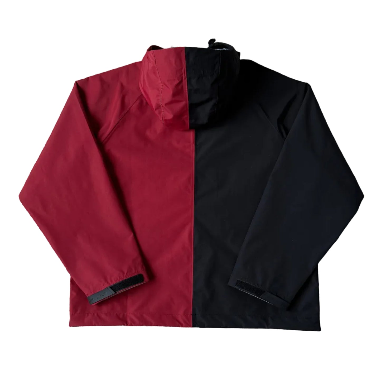 Double Colour Waterproof Hardshell Jacket (Red / Black)