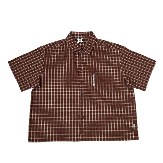 Plaid Shirt (Brown)