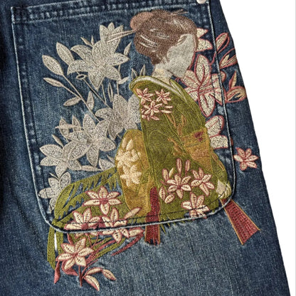 Kimono Denim Jorts