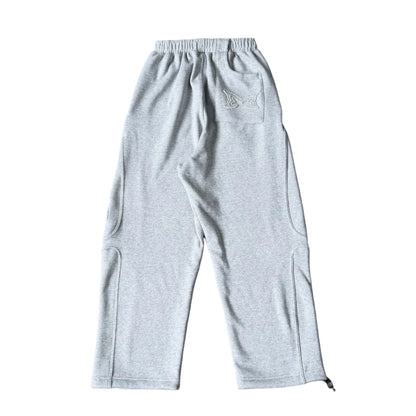 Split Panel Joggers (Grey)