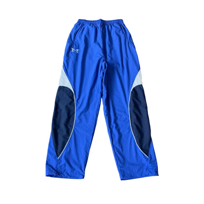 Piping Nylon Tracksuit Pants (Blue)