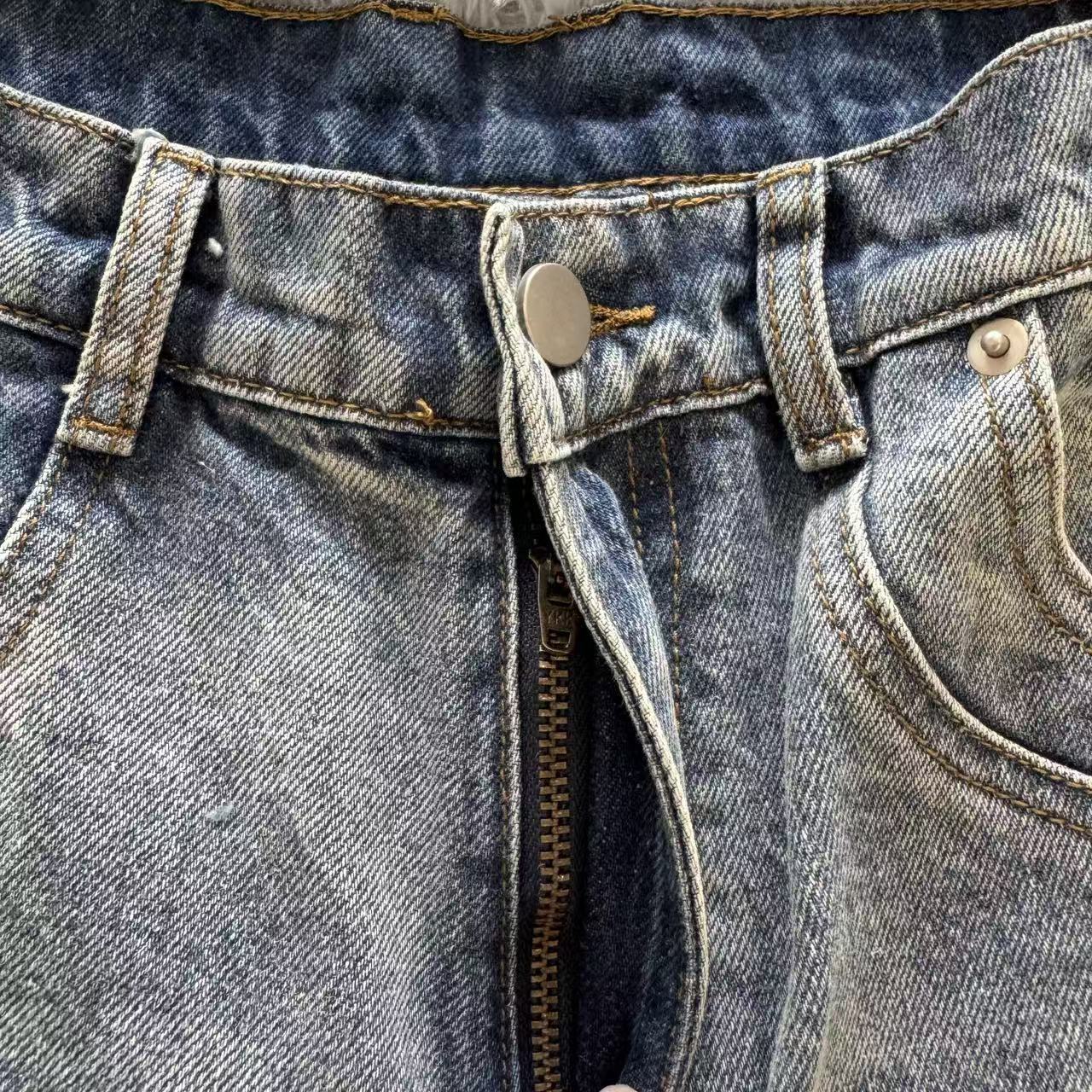 Rinsed Light Blue Denim Jeans
