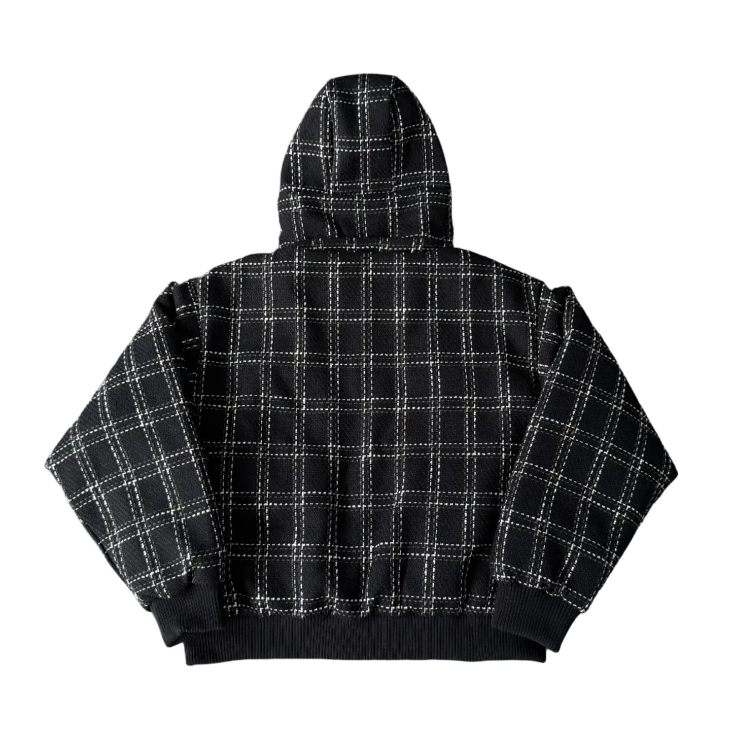 Crossline Plaid Jacket (Black)