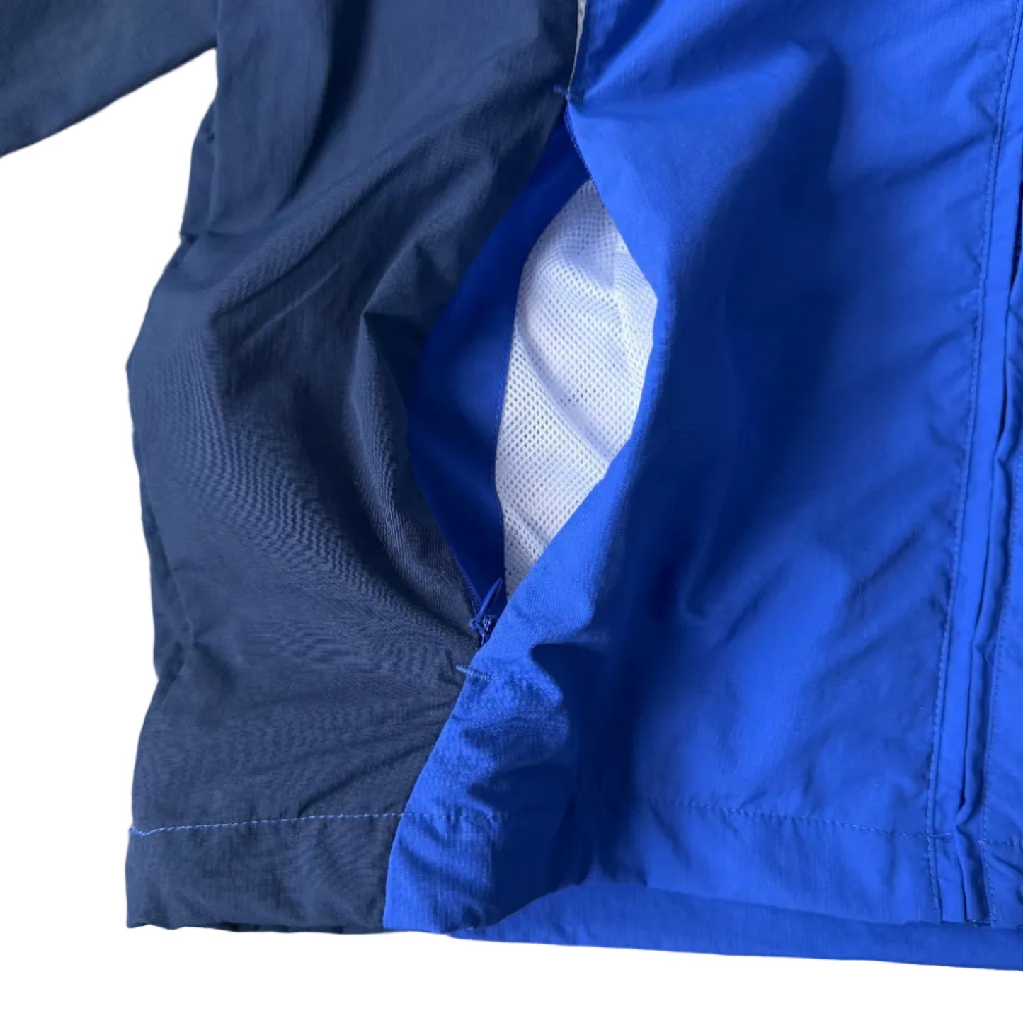 Piping Nylon Tracksuit Jacket (Blue)