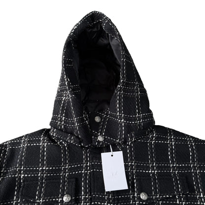 Crossline Plaid Jacket (Black)