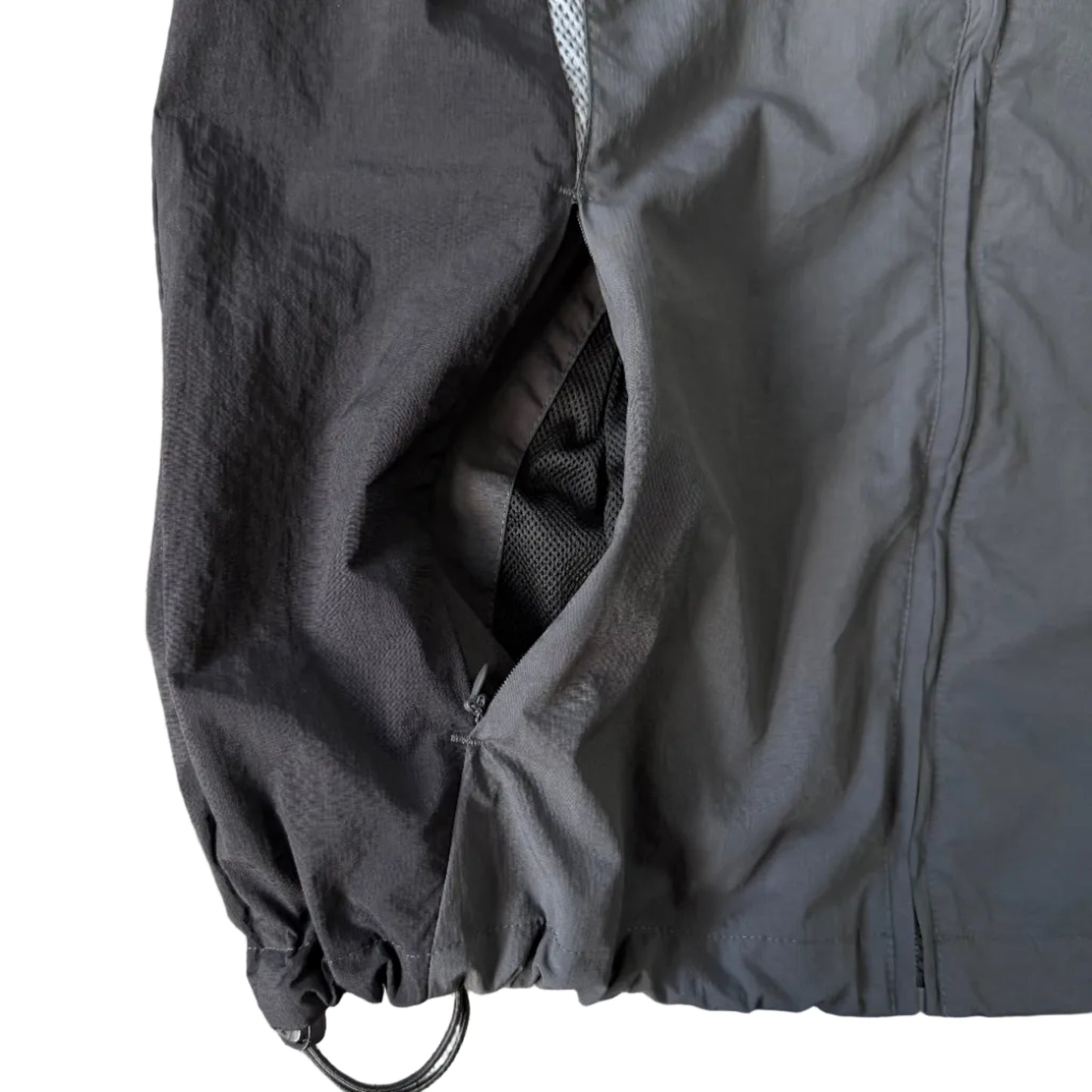 Nylon Piping Tracksuit Jacket (Grey)