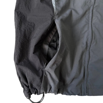 Nylon Piping Tracksuit Jacket (Grey)