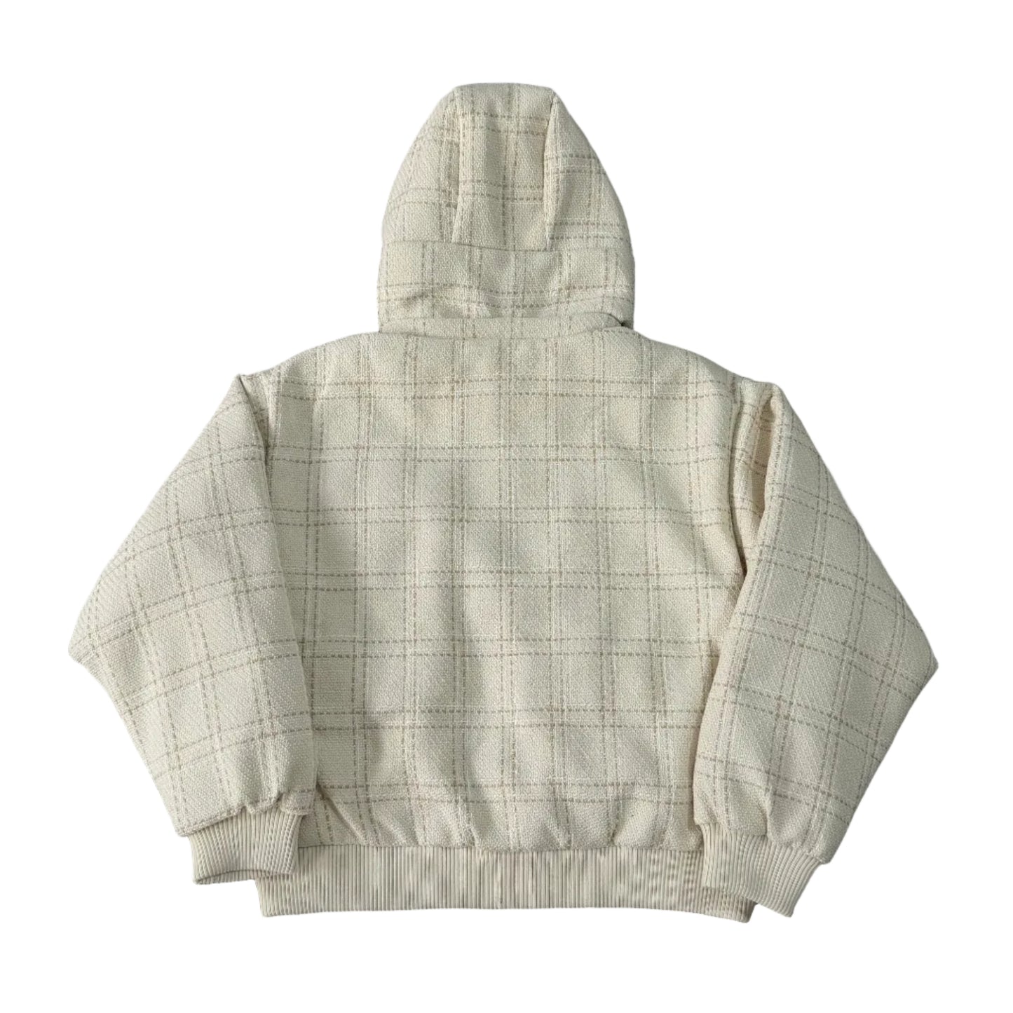 Crossline Plaid Jacket (White)