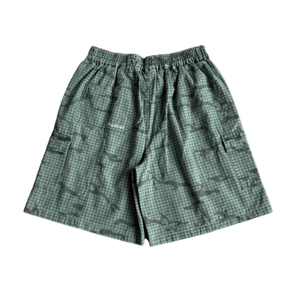 Grid Camo Shorts