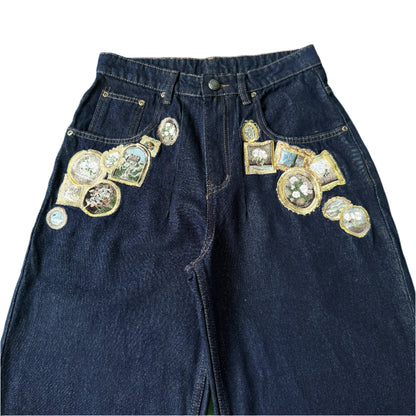 "gallery" raw Denim
