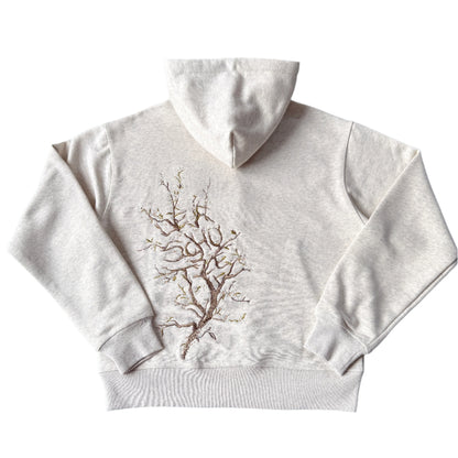 "blossom" Hoodie grey melange