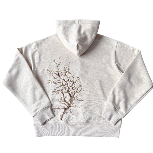 "blossom" Hoodie grey melange