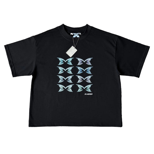 Stacked Logo Tee (Black)