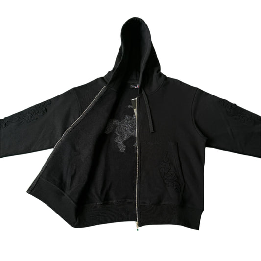 "western" Zip Up black