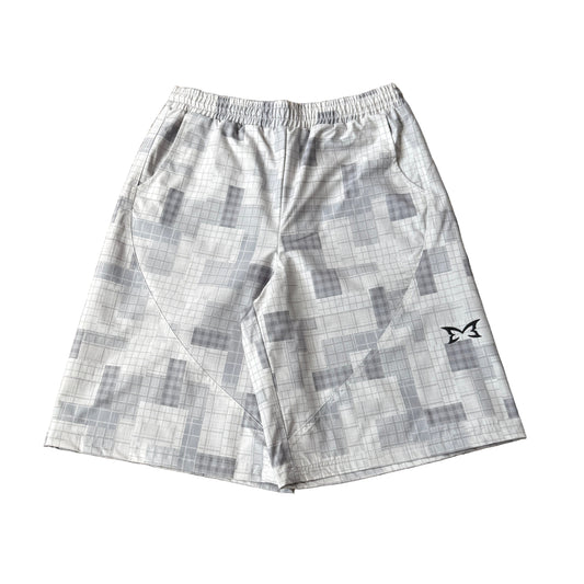 Patchwork Plaid Shorts