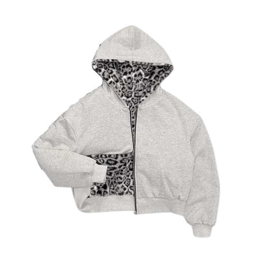 Grey Noir Pelt Zip
