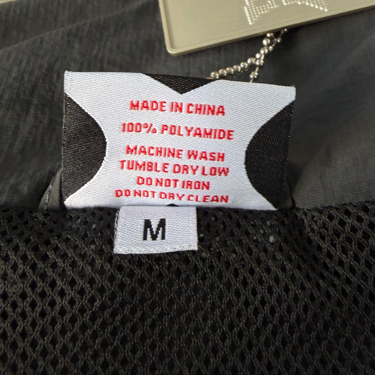Nylon Piping Tracksuit Jacket (Grey)